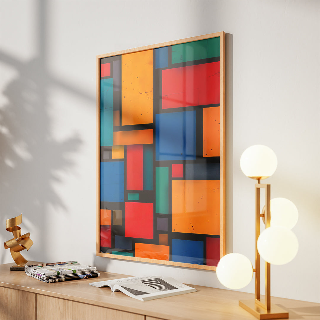 Color Blocks – Modern Art Wall (MD37)