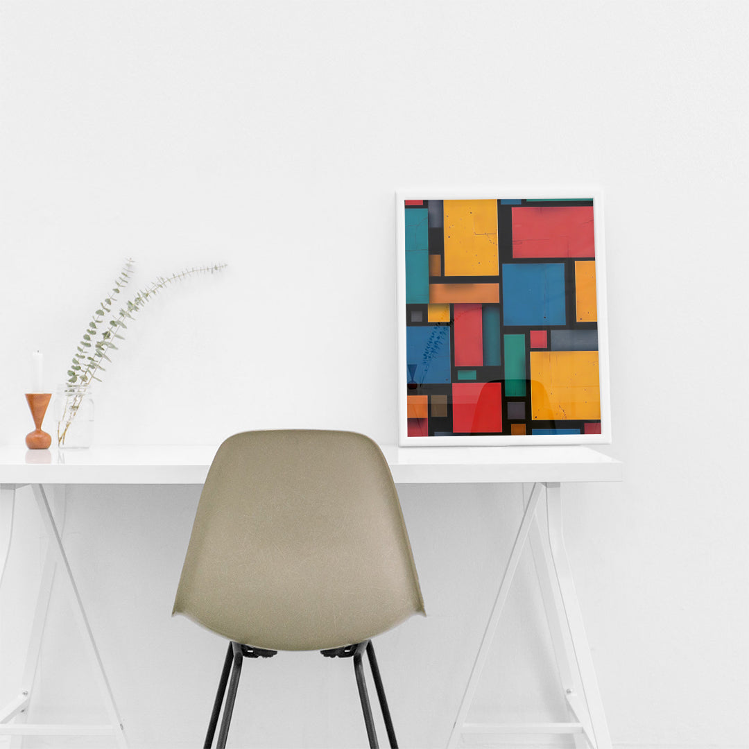 Color Blocks – Modern Art Wall (MD37)