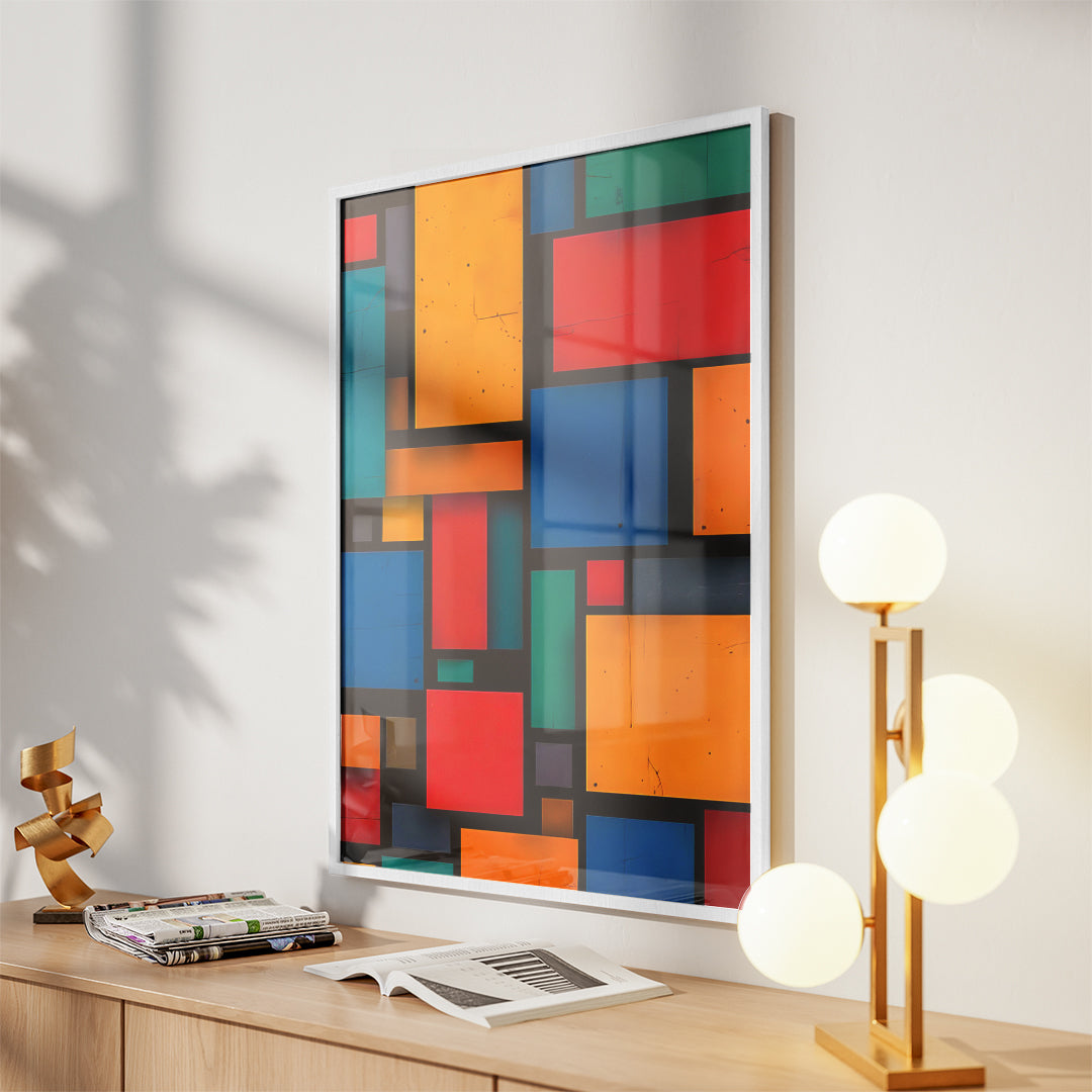 Color Blocks – Modern Art Wall (MD37)