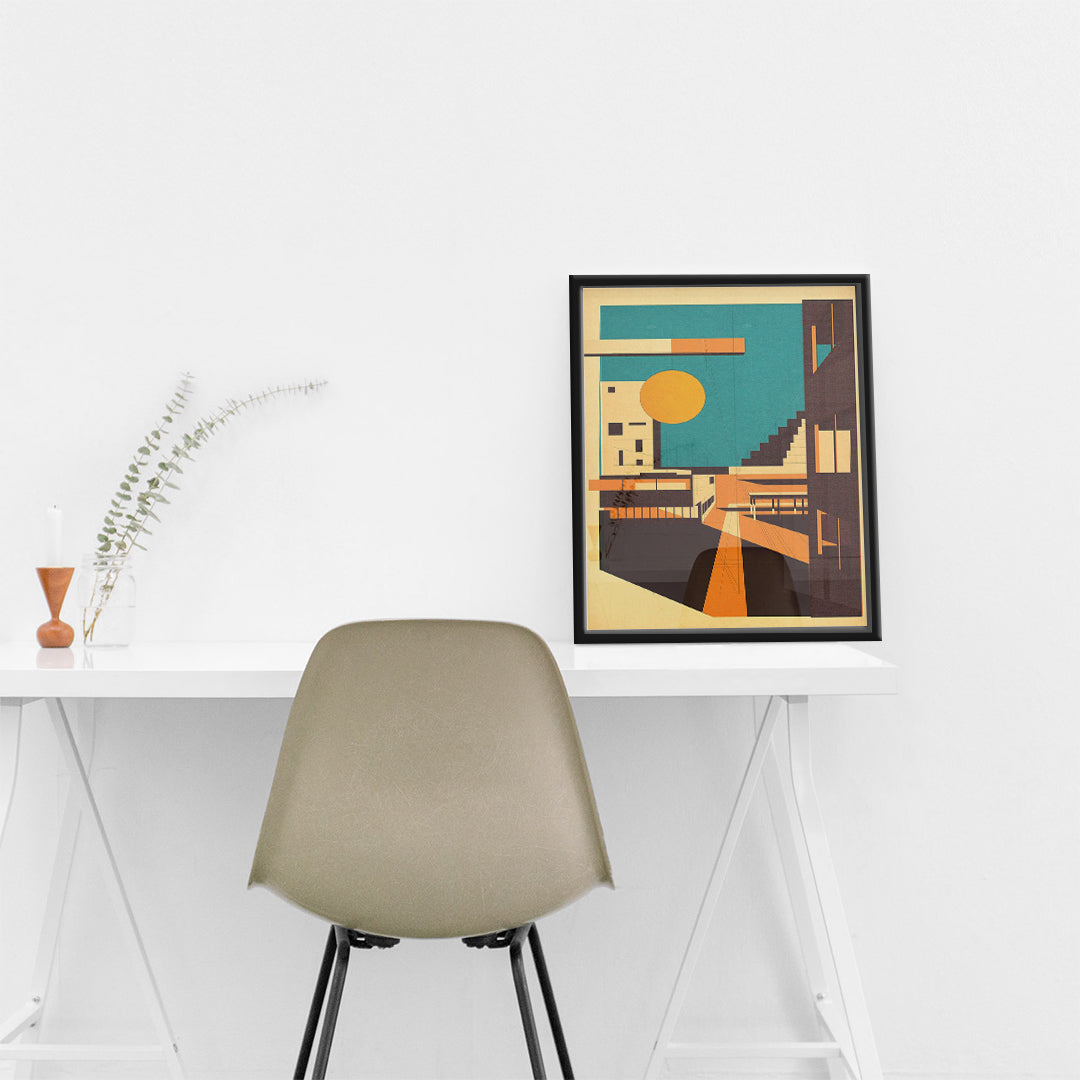 Urban Pathways – Modern Art Wall (MD38)