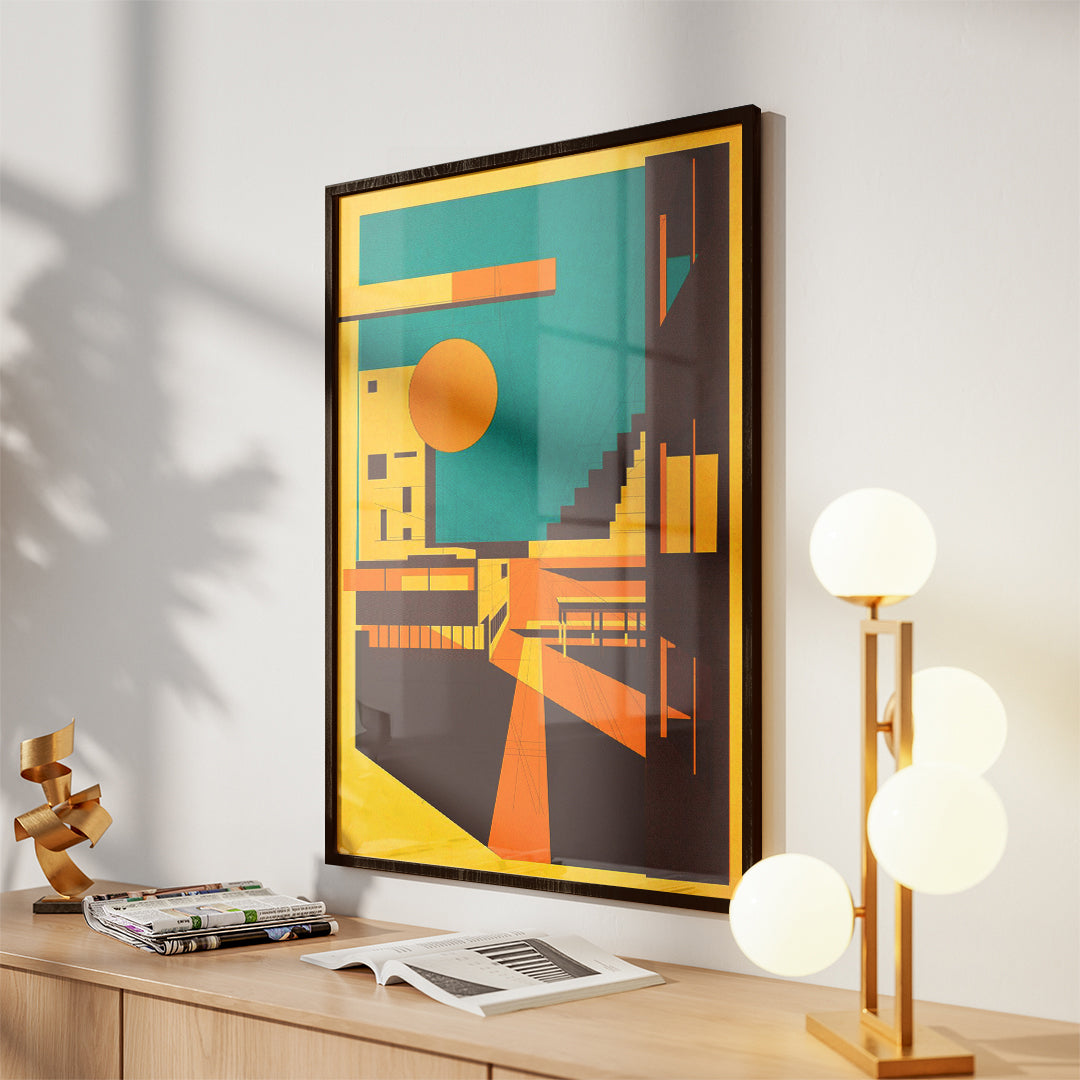 Urban Pathways – Modern Art Wall (MD38)