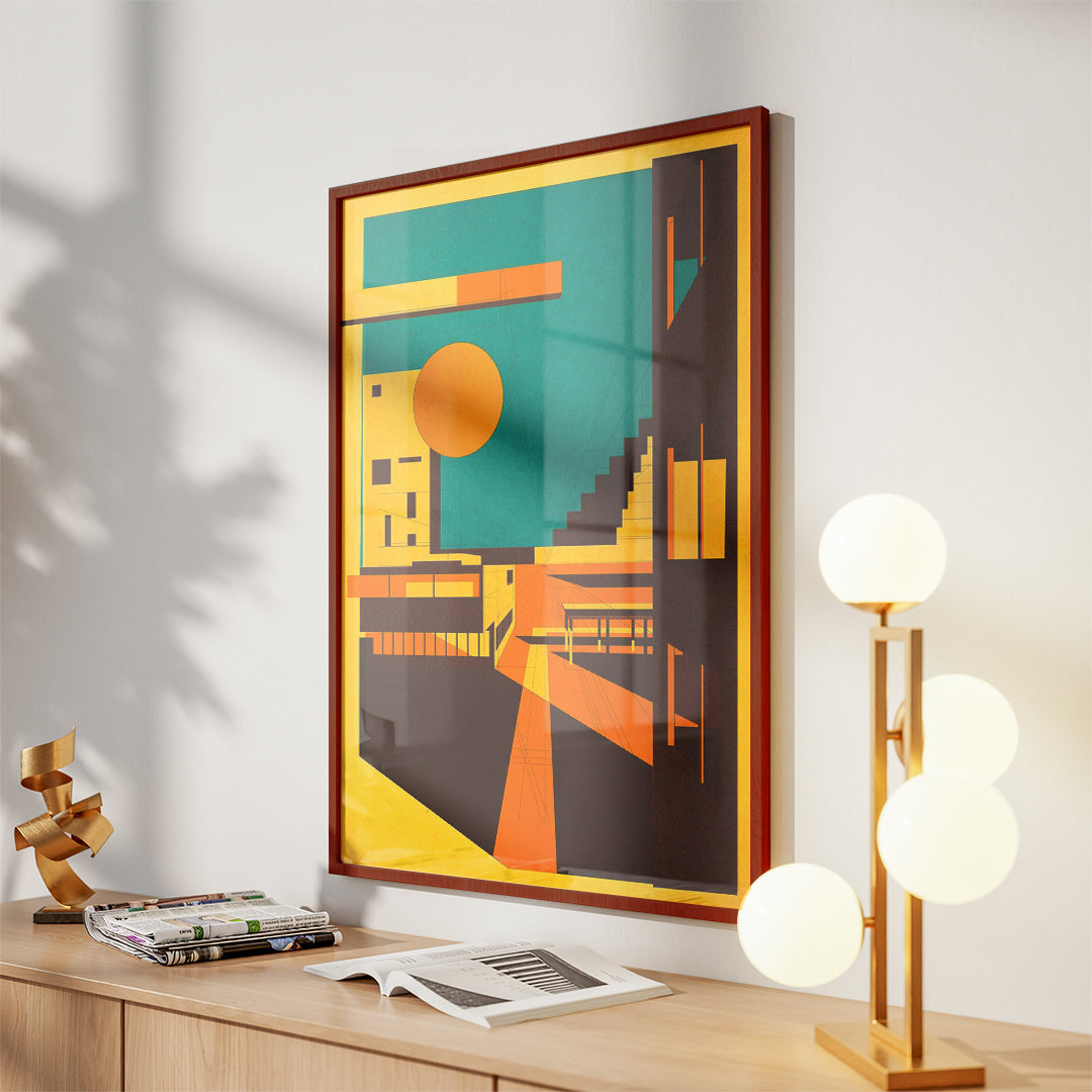 Urban Pathways – Modern Art Wall (MD38)