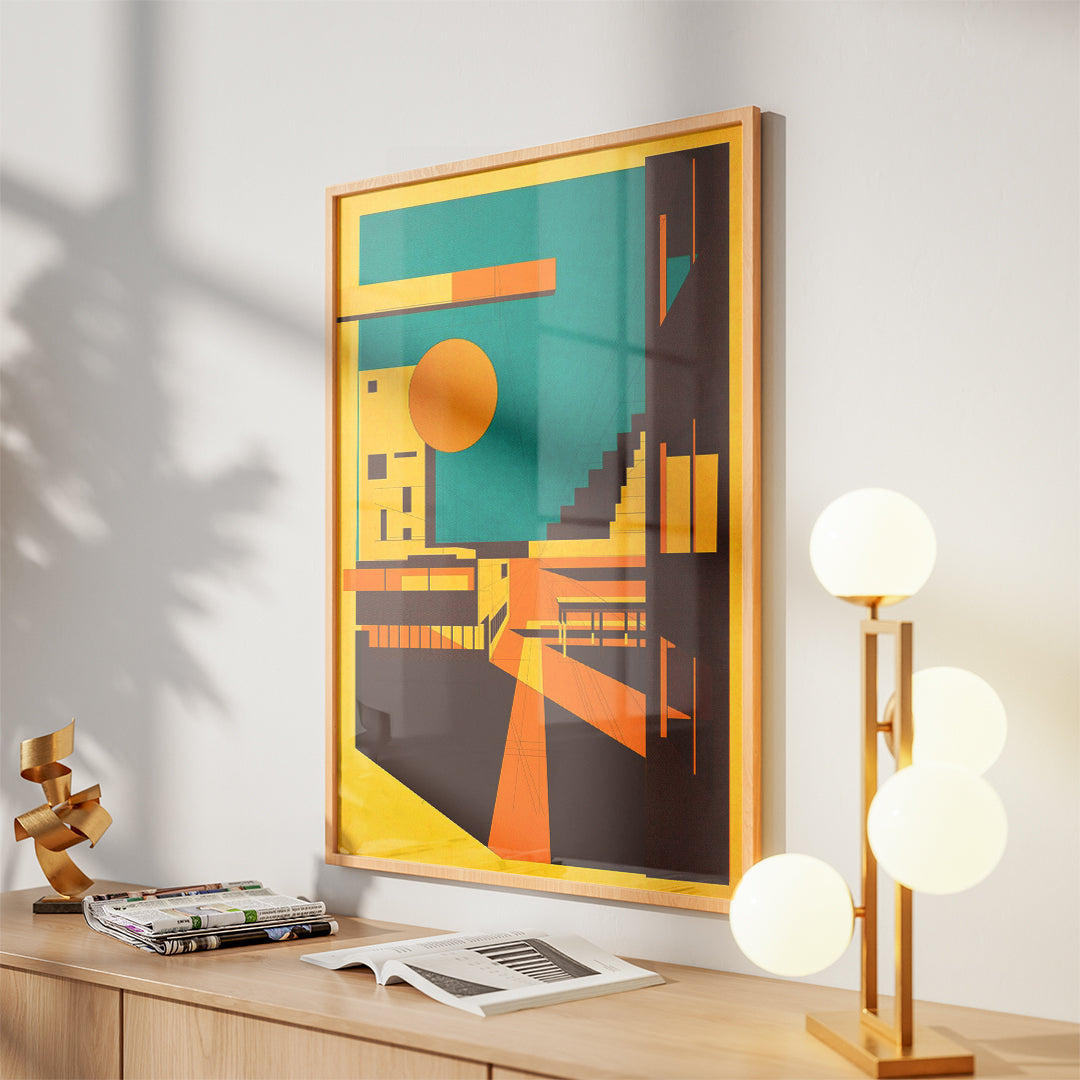 Urban Pathways – Modern Art Wall (MD38)