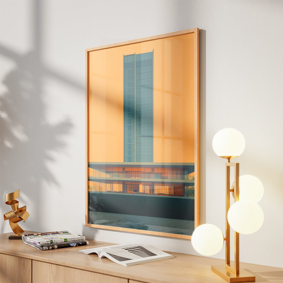 Minimal Skyline – Contemporary Wall Frame (MD39)