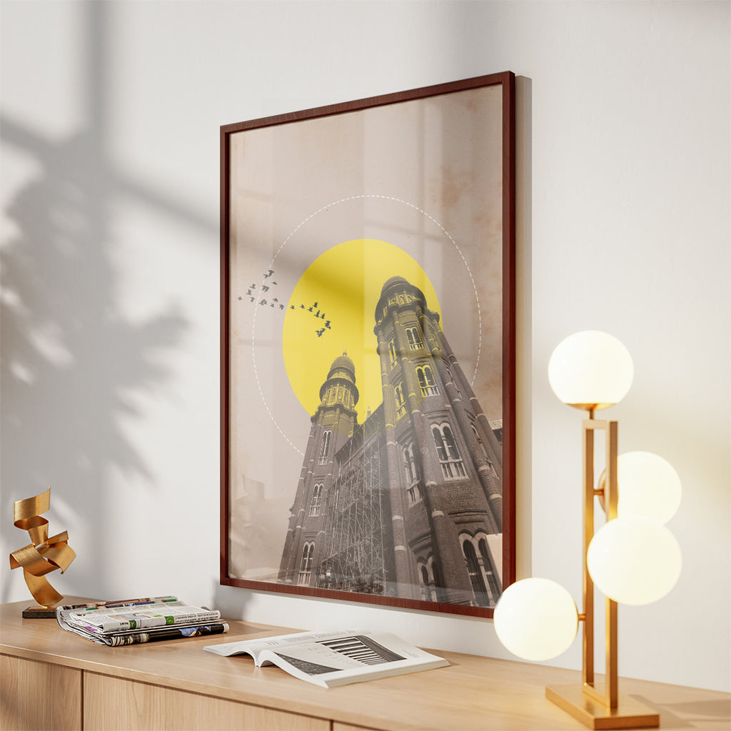 Urban Sunfall – Decorative Wall Visual (MD4)