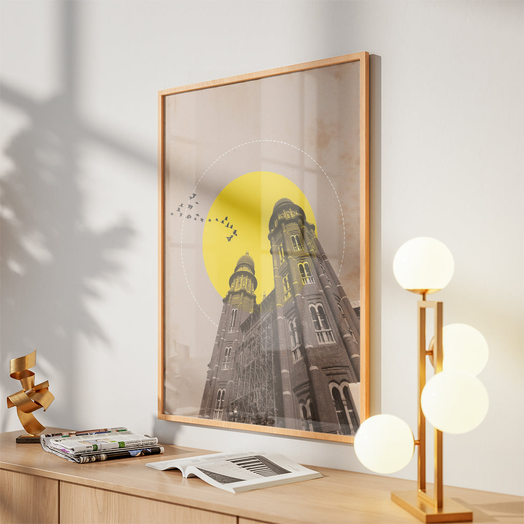 Urban Sunfall – Decorative Wall Visual (MD4)