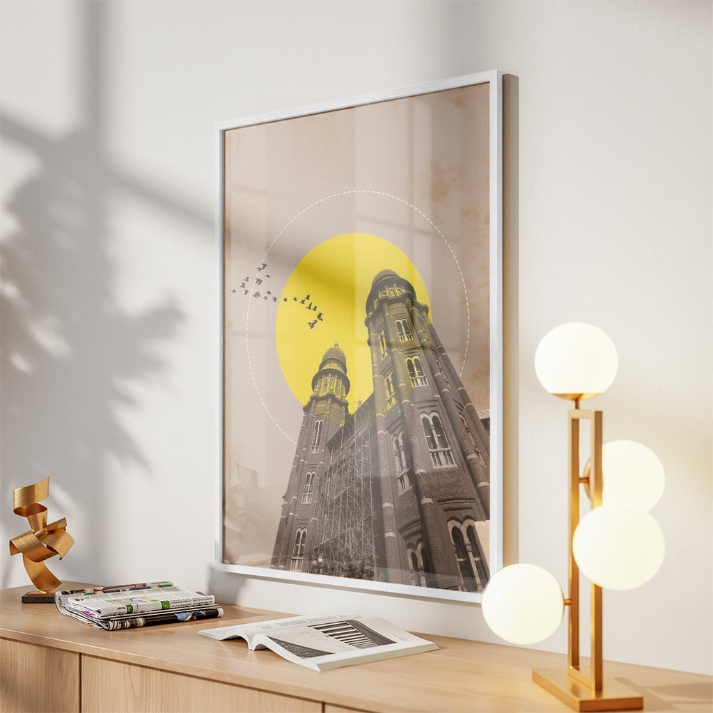 Urban Sunfall – Decorative Wall Visual (MD4)