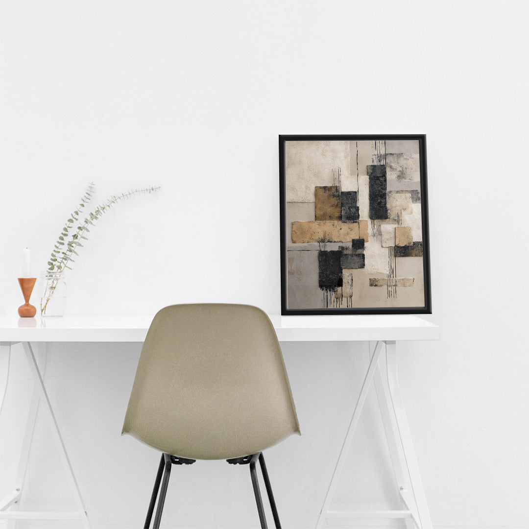 Sandstone Layers – Curated Wall Visual (MD41)