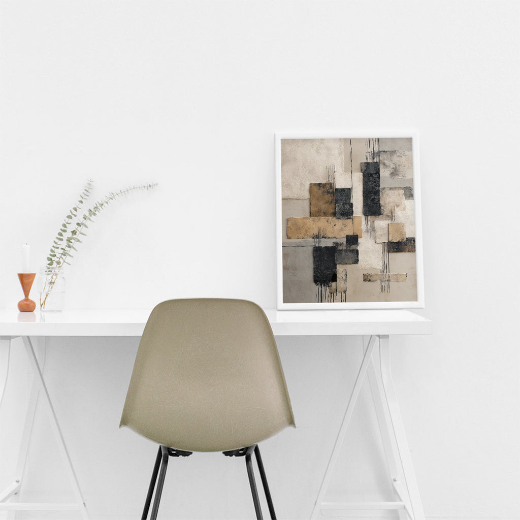 Sandstone Layers – Curated Wall Visual (MD41)