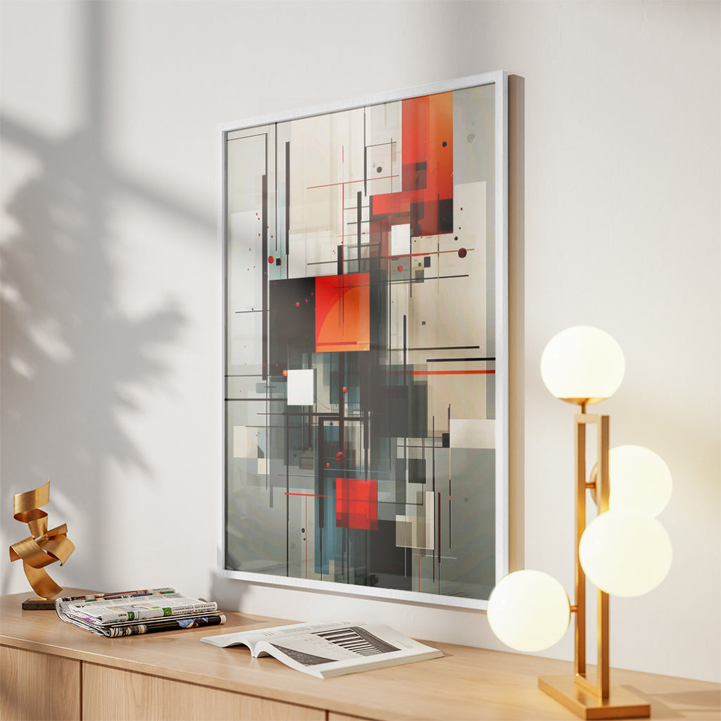 Monochrome Axis – Minimal Wall Art (MD43)