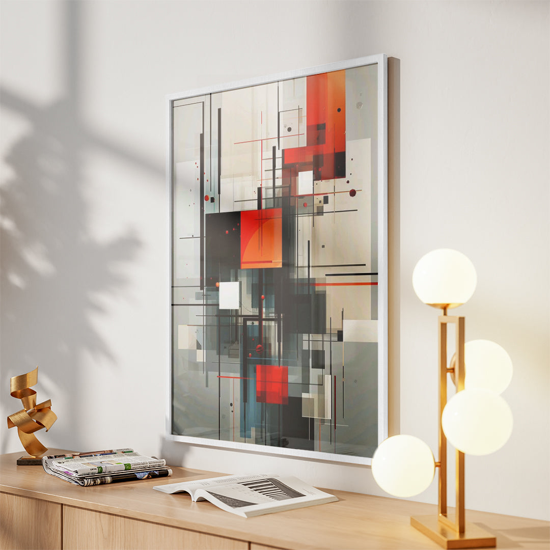 Monochrome Axis – Minimal Wall Art (MD43)