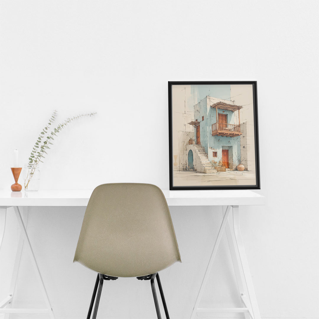 Soft Urban Architecture – Modern Wall Art (MD47)