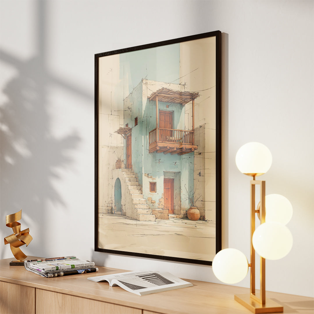 Soft Urban Architecture – Modern Wall Art (MD47)