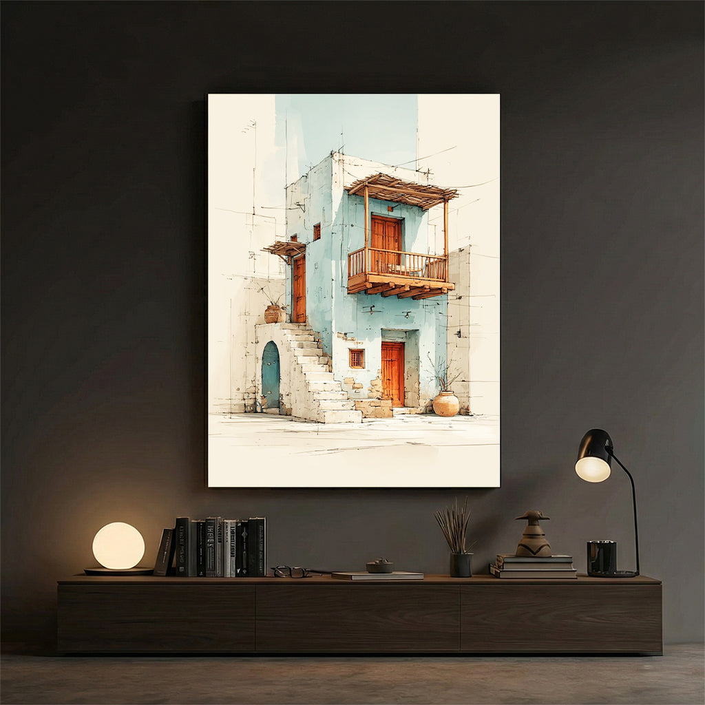 Soft Urban Architecture – Modern Wall Art (MD47)
