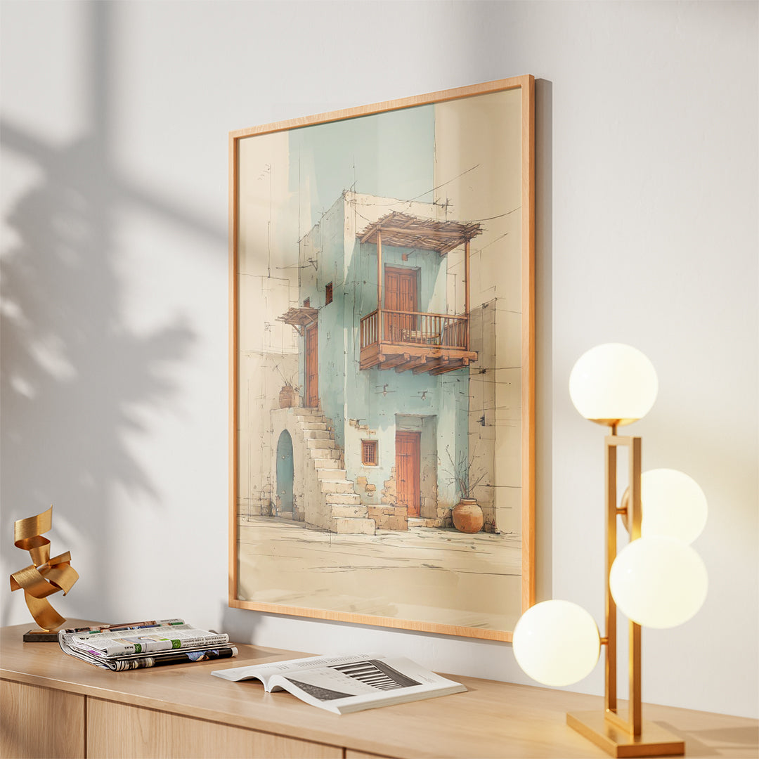 Soft Urban Architecture – Modern Wall Art (MD47)