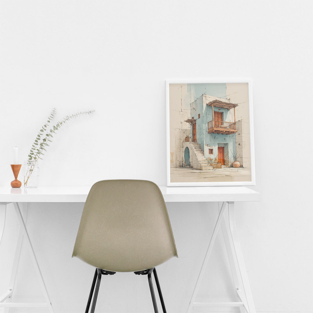 Soft Urban Architecture – Modern Wall Art (MD47)