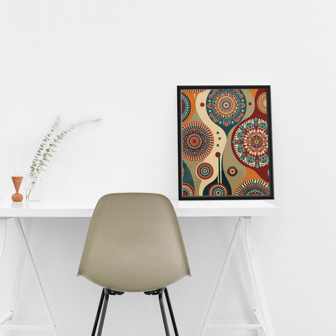 Contemporary Geometric Pattern – Modern Wall Art (MD49)