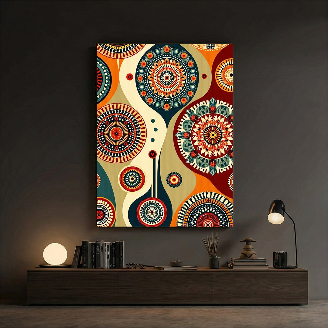 Contemporary Geometric Pattern – Modern Wall Art (MD49)