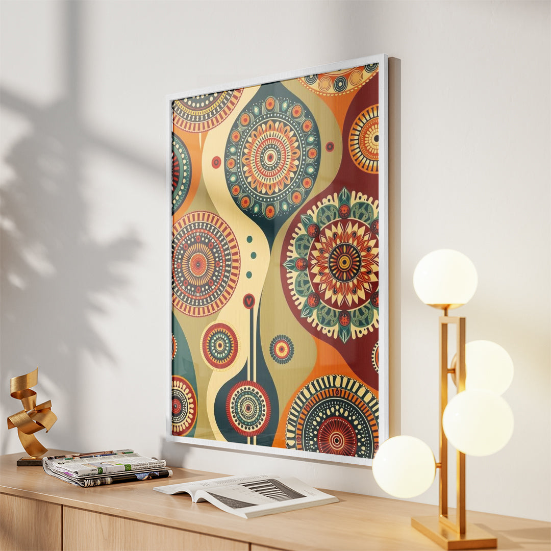 Contemporary Geometric Pattern – Modern Wall Art (MD49)