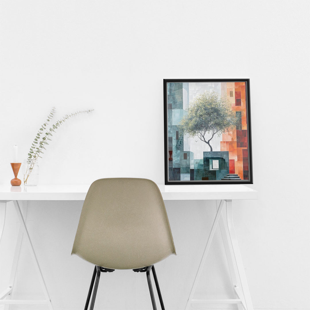 Modern Architectural Abstract – Artistic Wall Art (MD50)