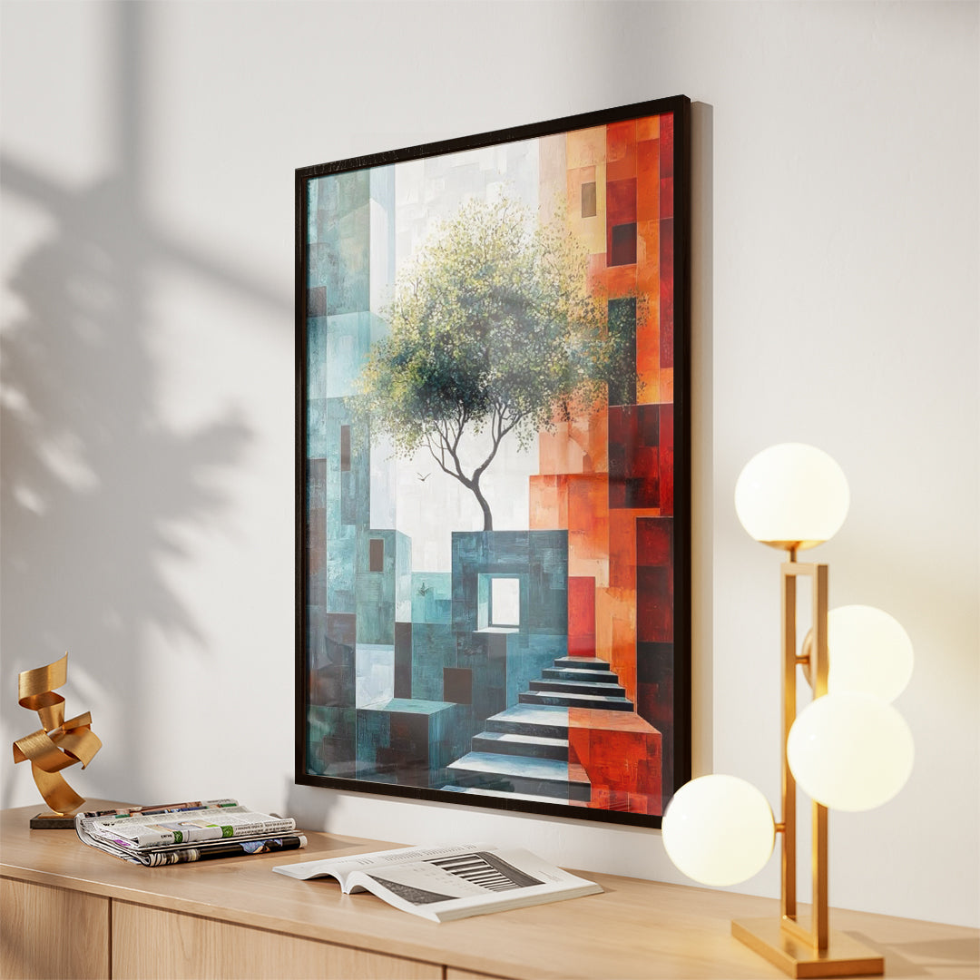 Modern Architectural Abstract – Artistic Wall Art (MD50)