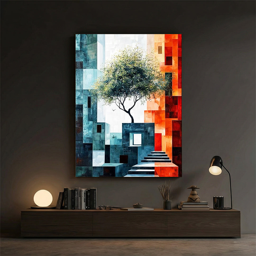Modern Architectural Abstract – Artistic Wall Art (MD50)