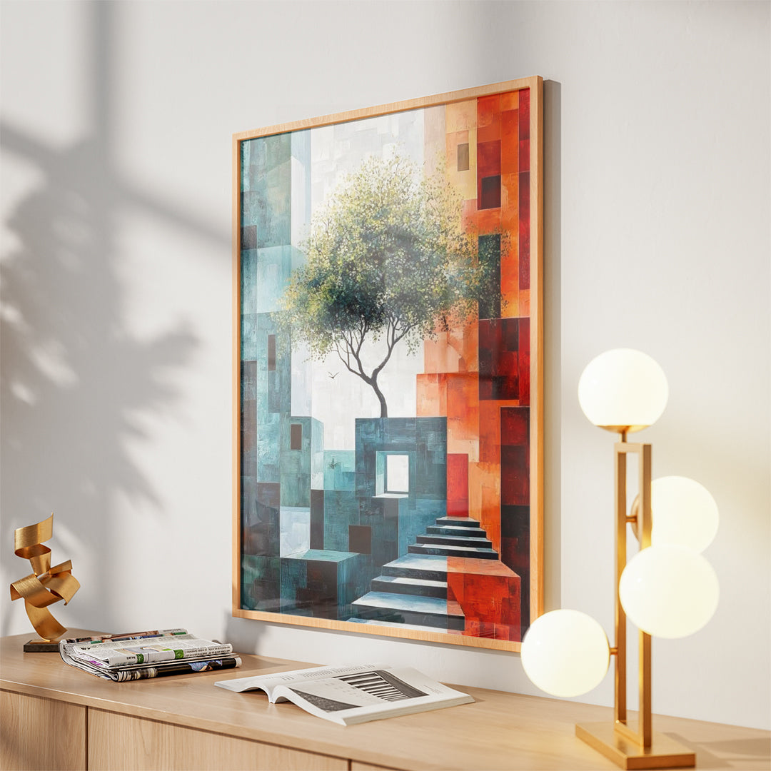 Modern Architectural Abstract – Artistic Wall Art (MD50)