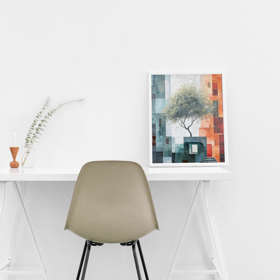 Modern Architectural Abstract – Artistic Wall Art (MD50)