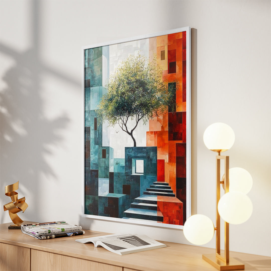 Modern Architectural Abstract – Artistic Wall Art (MD50)