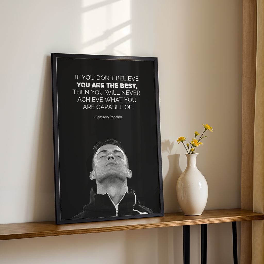 Bold Inspirational Quote – Statement Wall Art (MV11)