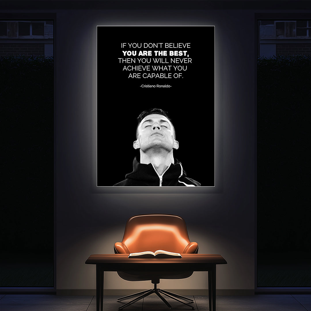 Bold Inspirational Quote – Statement Wall Art (MV11)