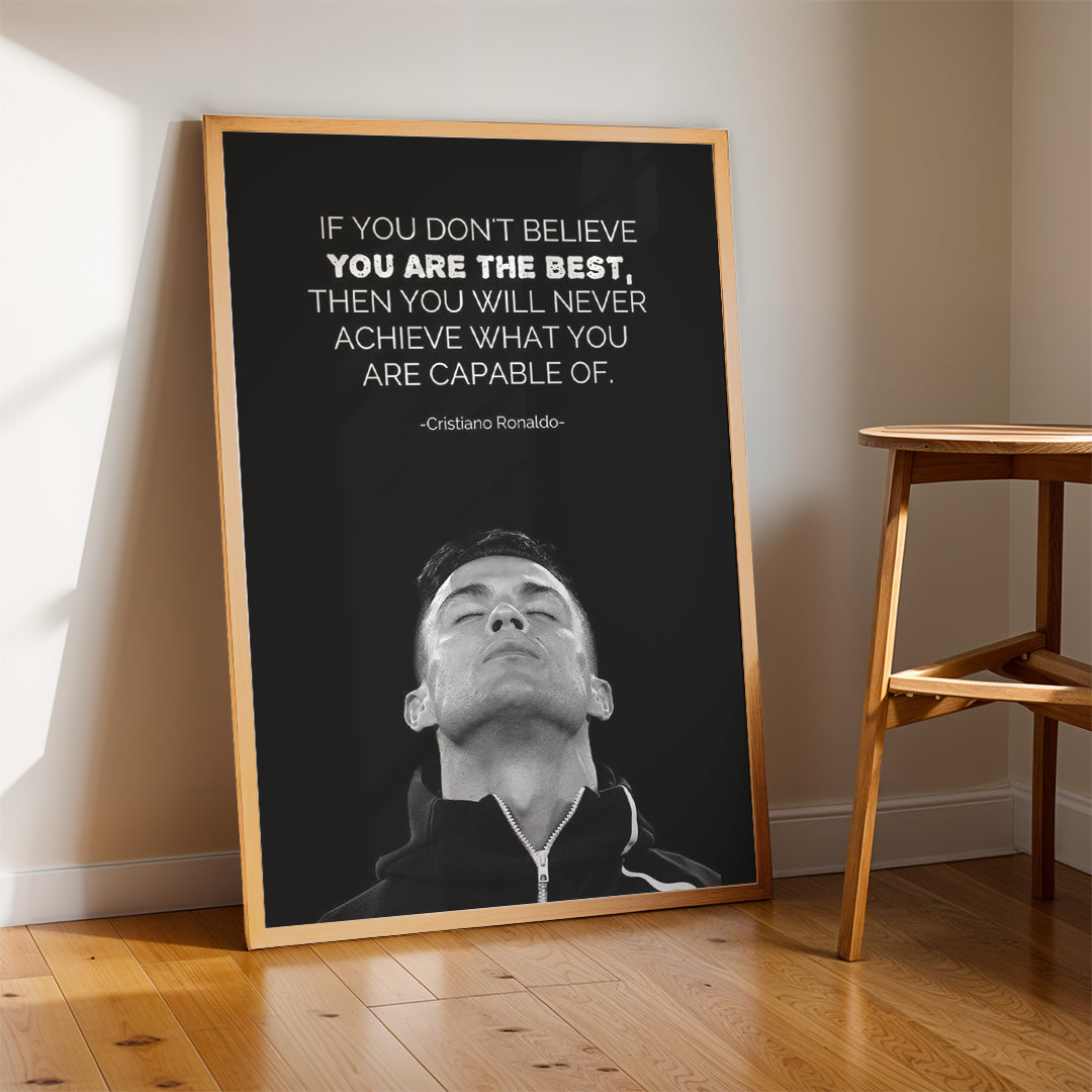 Bold Inspirational Quote – Statement Wall Art (MV11)