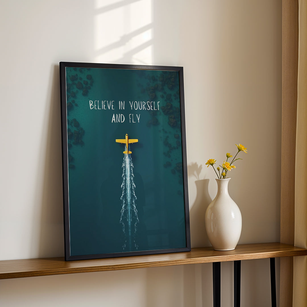 Believe in Yourself – Calm Inspirational Wall Art (MV16)