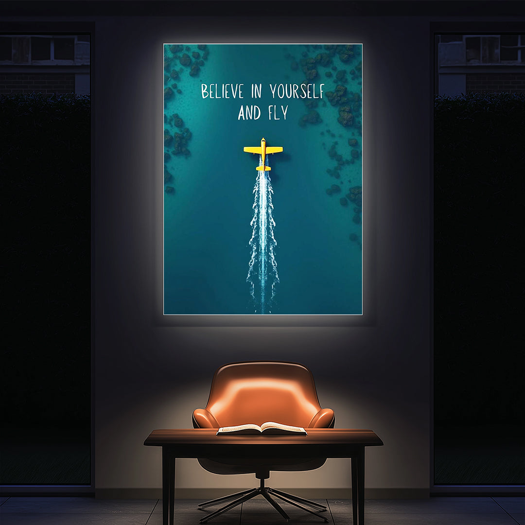 Believe in Yourself – Calm Inspirational Wall Art (MV16)