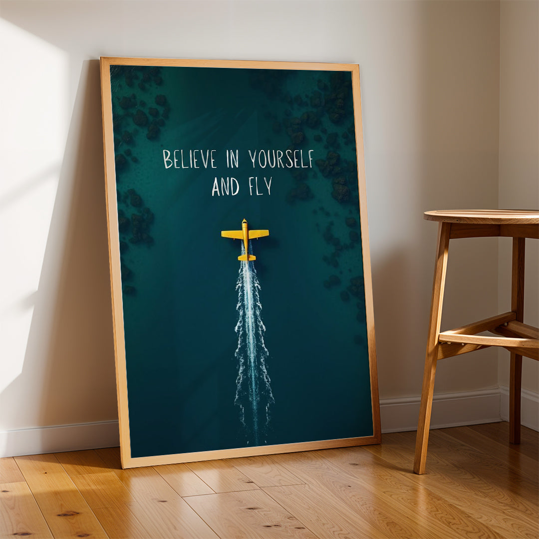 Believe in Yourself – Calm Inspirational Wall Art (MV16)