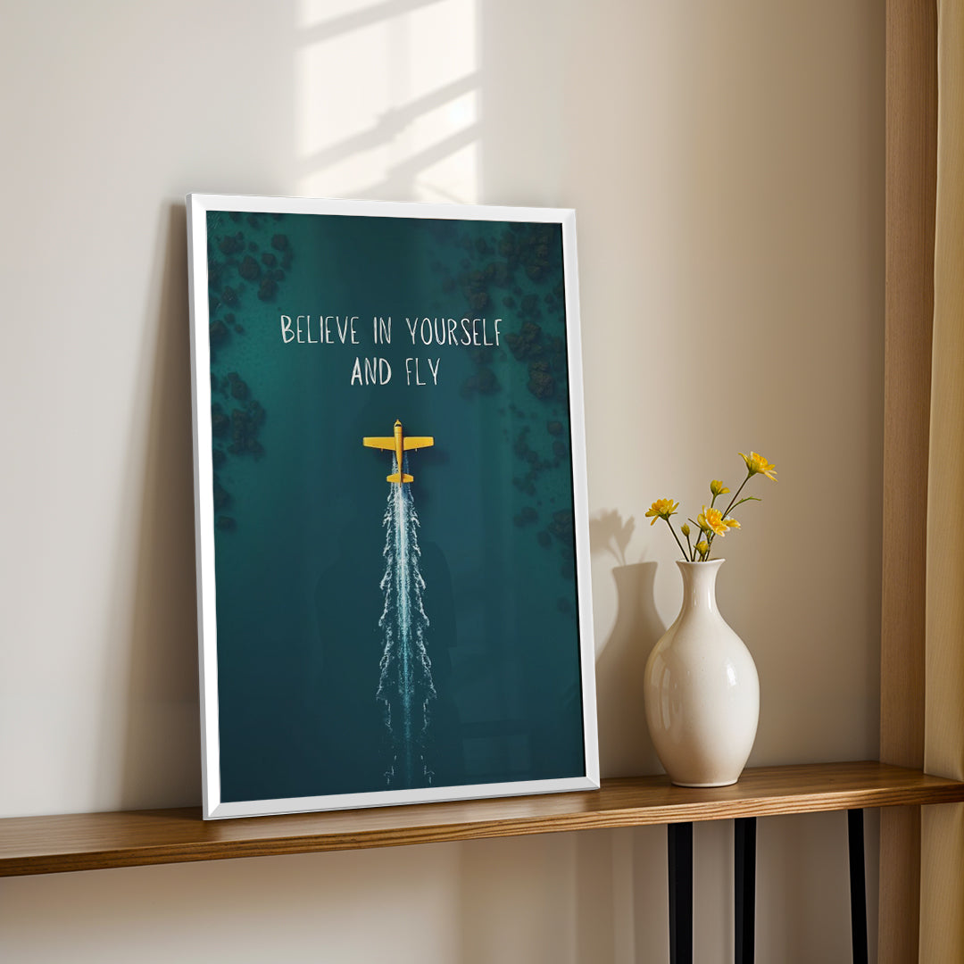 Believe in Yourself – Calm Inspirational Wall Art (MV16)
