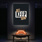 Just Keep Going – Modern Bold Wall Art (MV24)