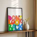 Don’t Look Back – Modern Colorful Wall Art (MV25)