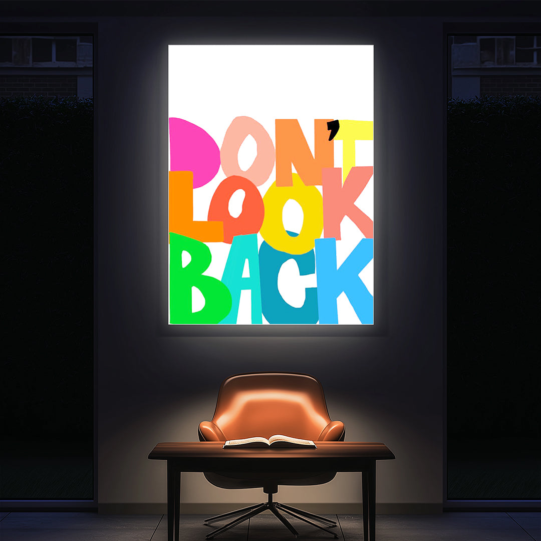 Don’t Look Back – Modern Colorful Wall Art (MV25)