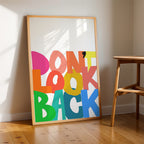 Don’t Look Back – Modern Colorful Wall Art (MV25)