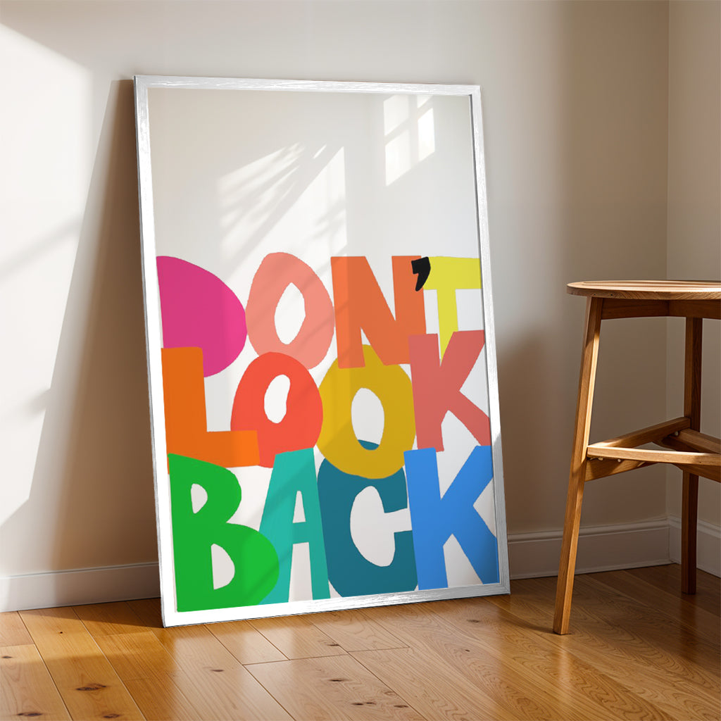 Don’t Look Back – Modern Colorful Wall Art (MV25)