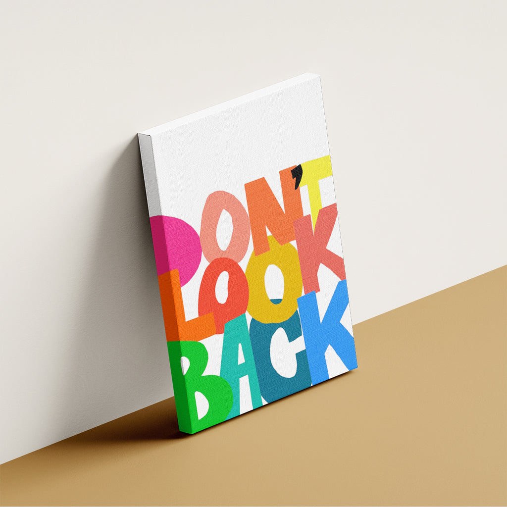 Don’t Look Back – Modern Colorful Wall Art (MV25)