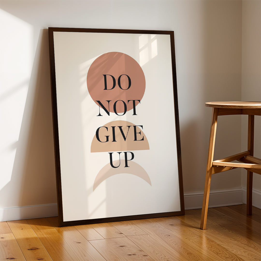 Do Not Give Up – Motivational Wall Art (MV26)