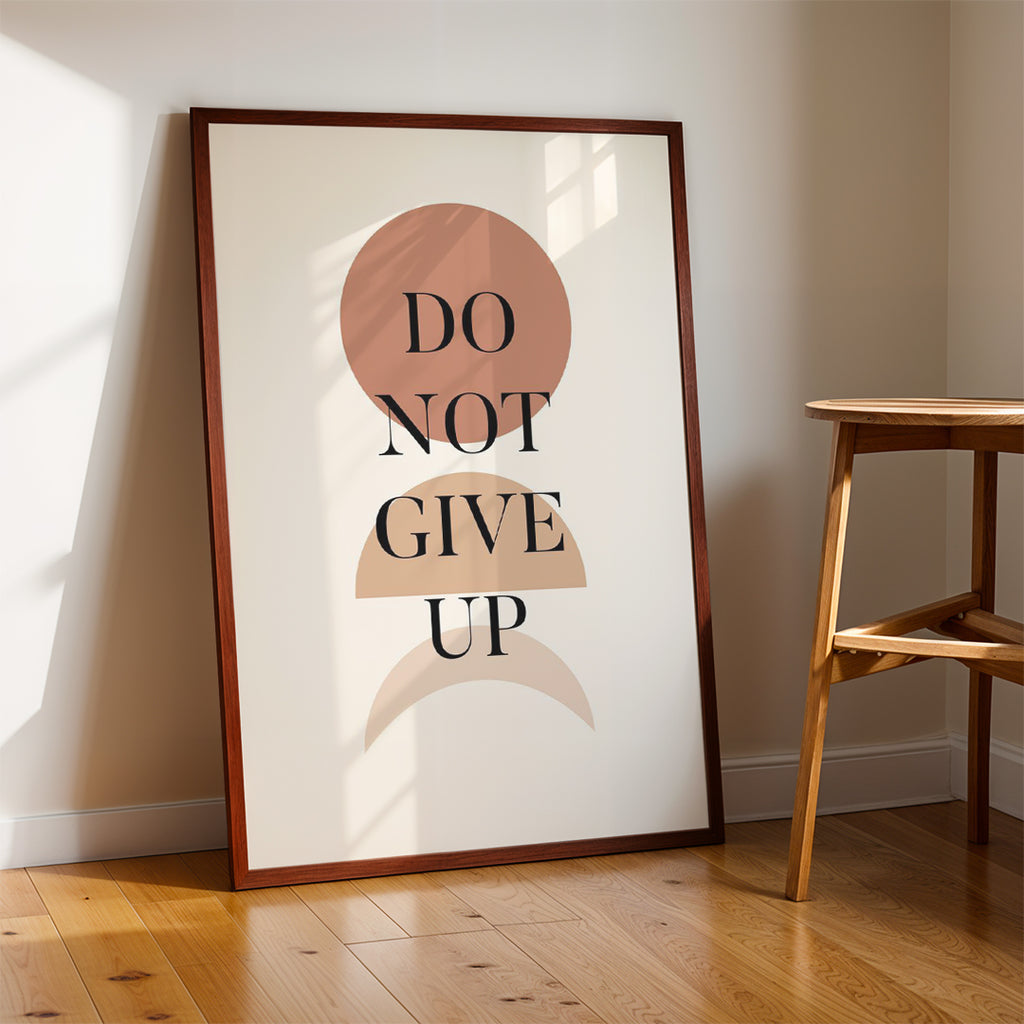 Do Not Give Up – Motivational Wall Art (MV26)
