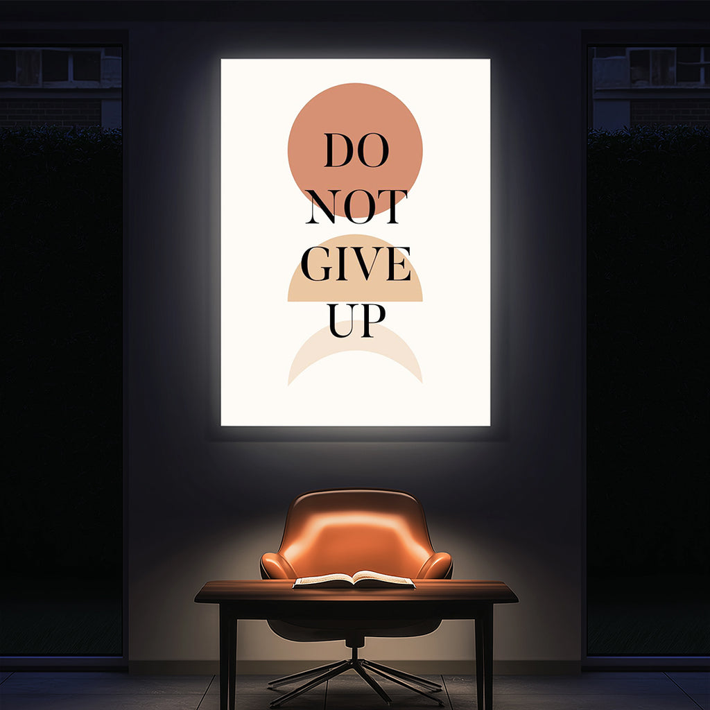 Do Not Give Up – Motivational Wall Art (MV26)