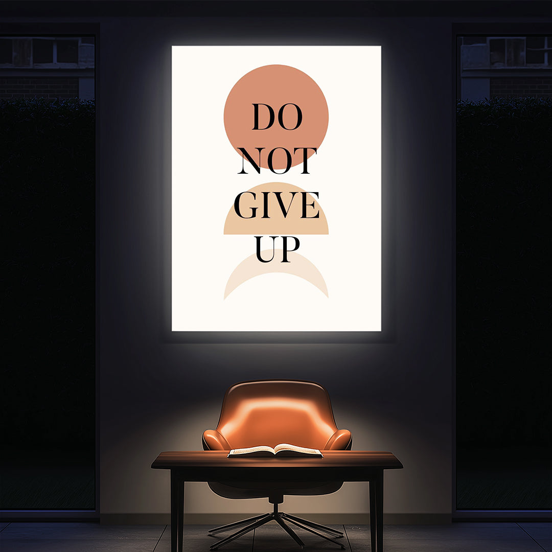 Do Not Give Up – Motivational Wall Art (MV26)
