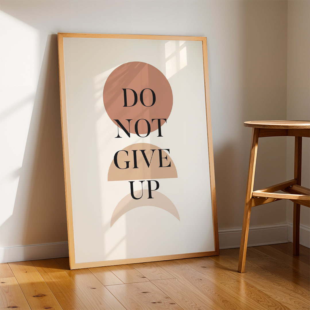 Do Not Give Up – Motivational Wall Art (MV26)