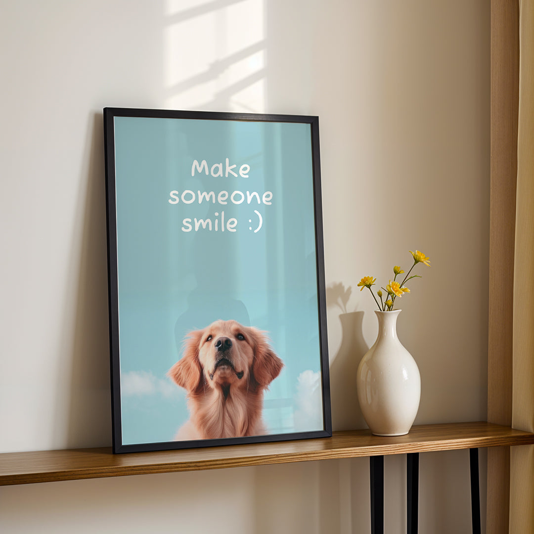 Make Someone Smile – Cute & Playful Wall Art (MV3)