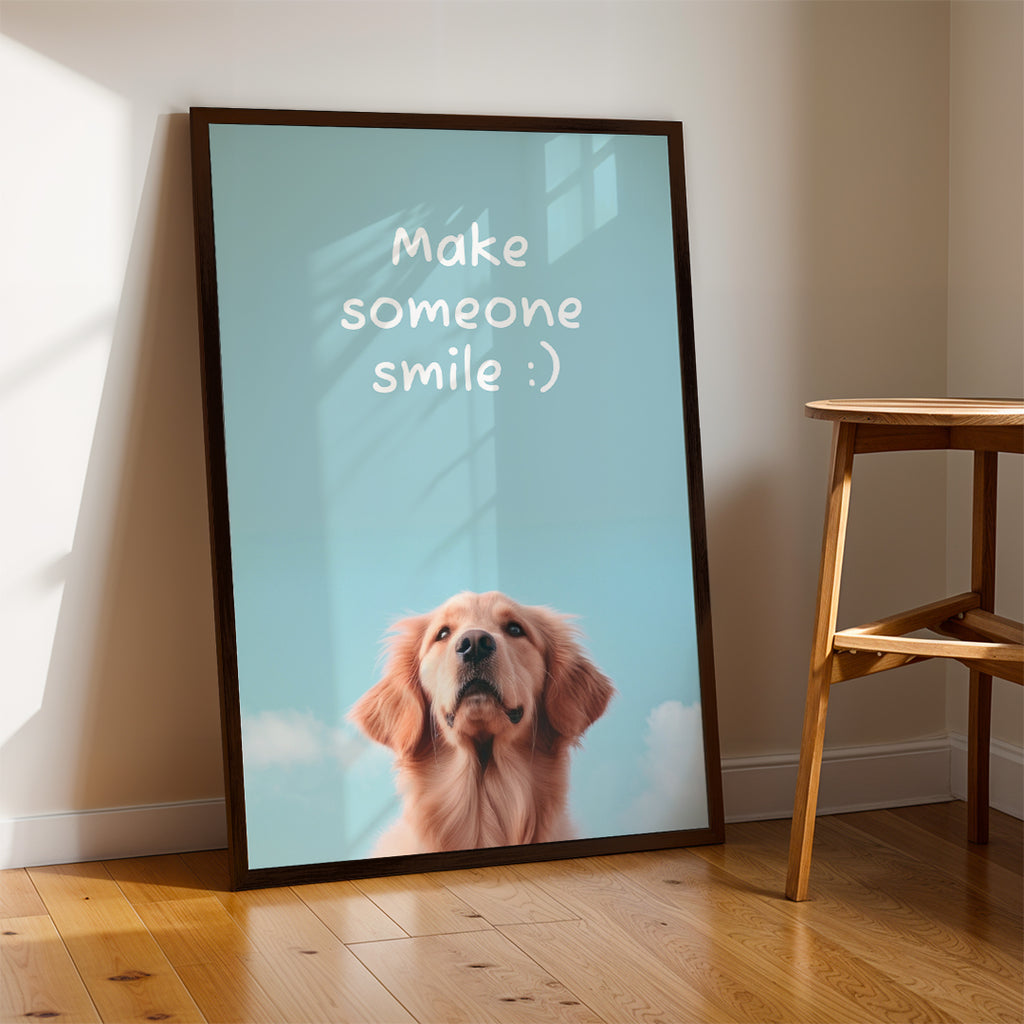 Make Someone Smile – Cute & Playful Wall Art (MV3)