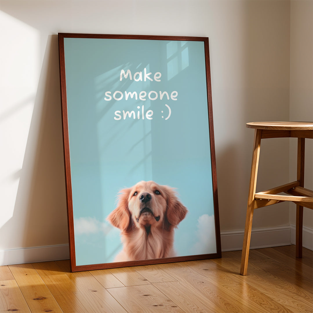 Make Someone Smile – Cute & Playful Wall Art (MV3)